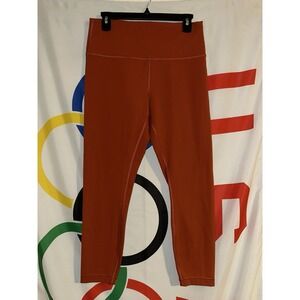 lululemon athletica Rust Orange High-Rise Leggings